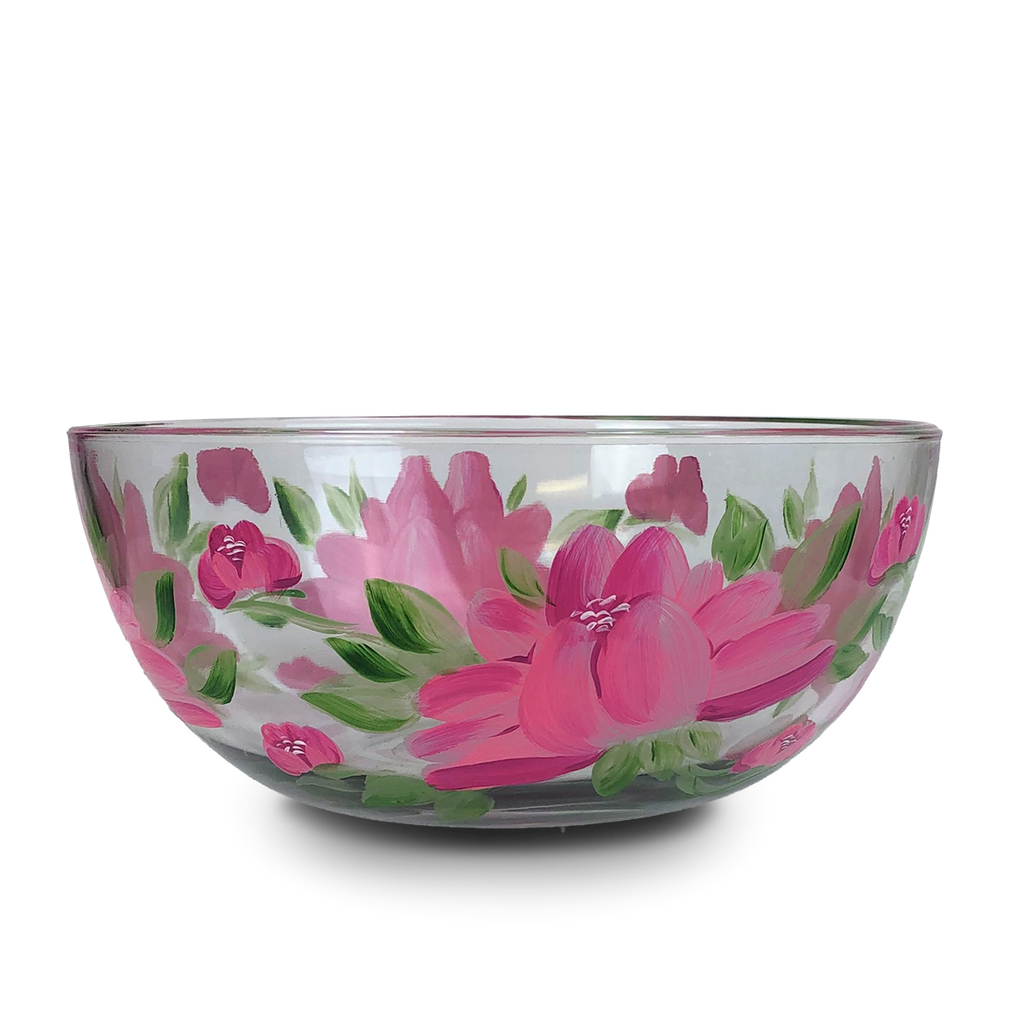 Polynesian Peony 11" Bowl - Golden Hill Studio