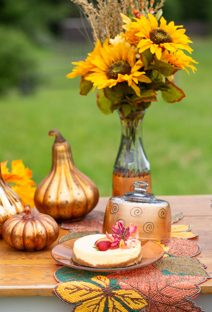Tuscan Sunset Cheese Dome - Golden Hill Studio