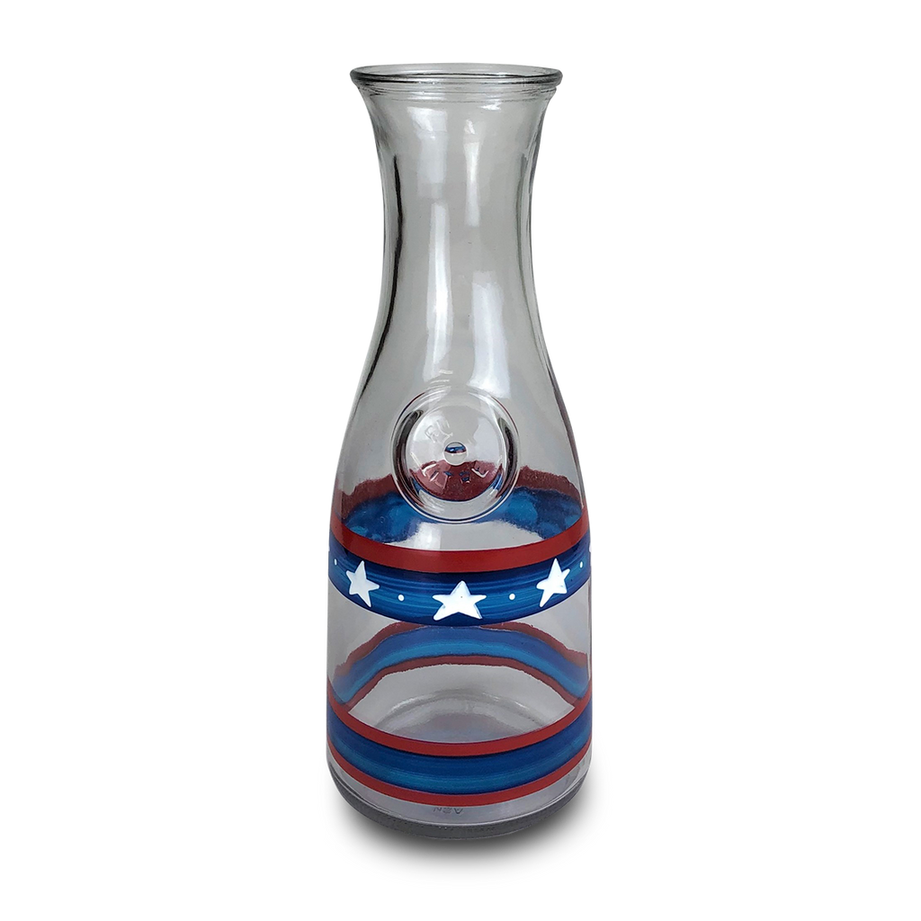 Stars & Stripes Carafe - Golden Hill Studio