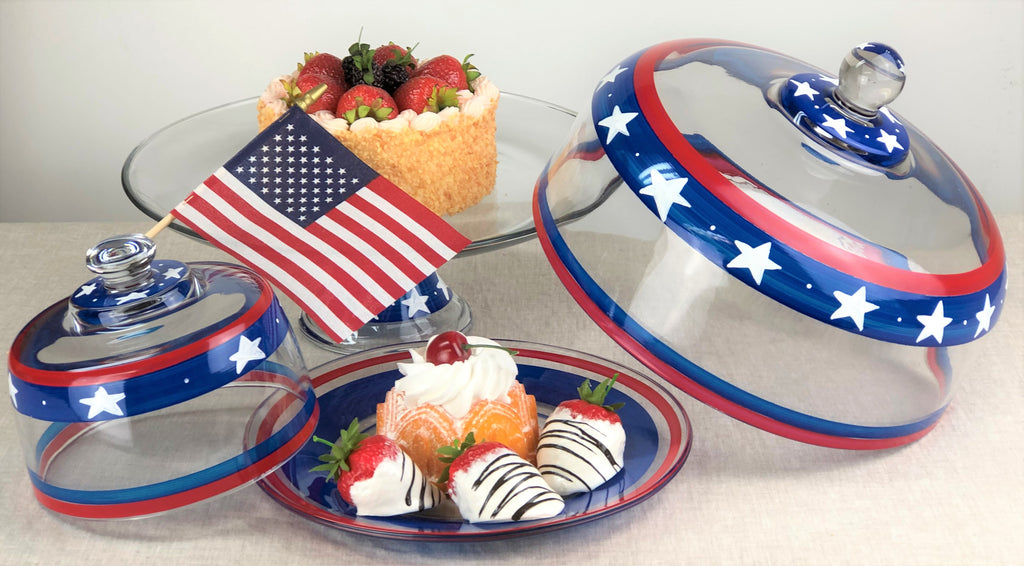 Stars & Stripes Cheese Dome - Golden Hill Studio