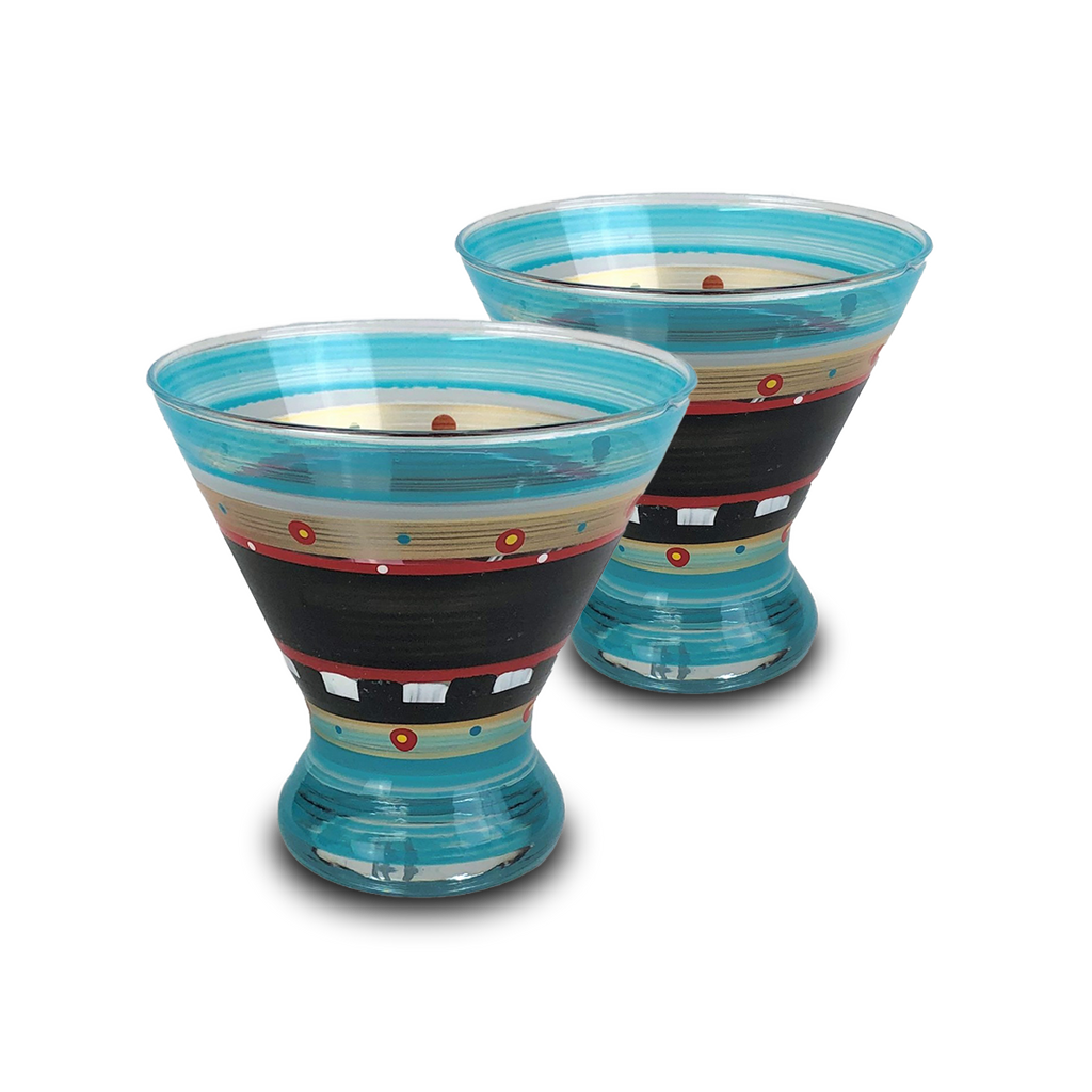 Moroccan Mosaic Chalk Cosmopolitan   S/2 - Golden Hill Studio