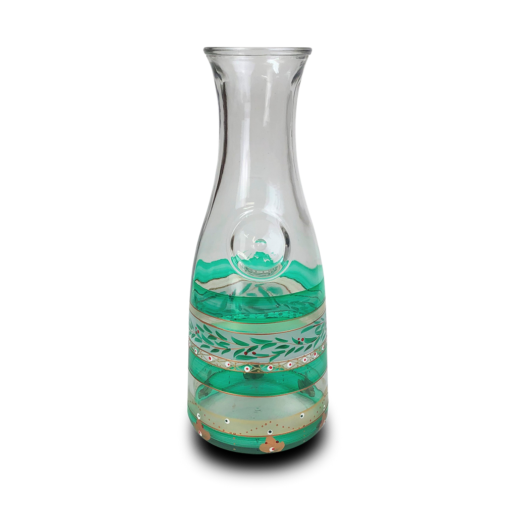 Moroccan Mosaic Forest Carafe - Golden Hill Studio