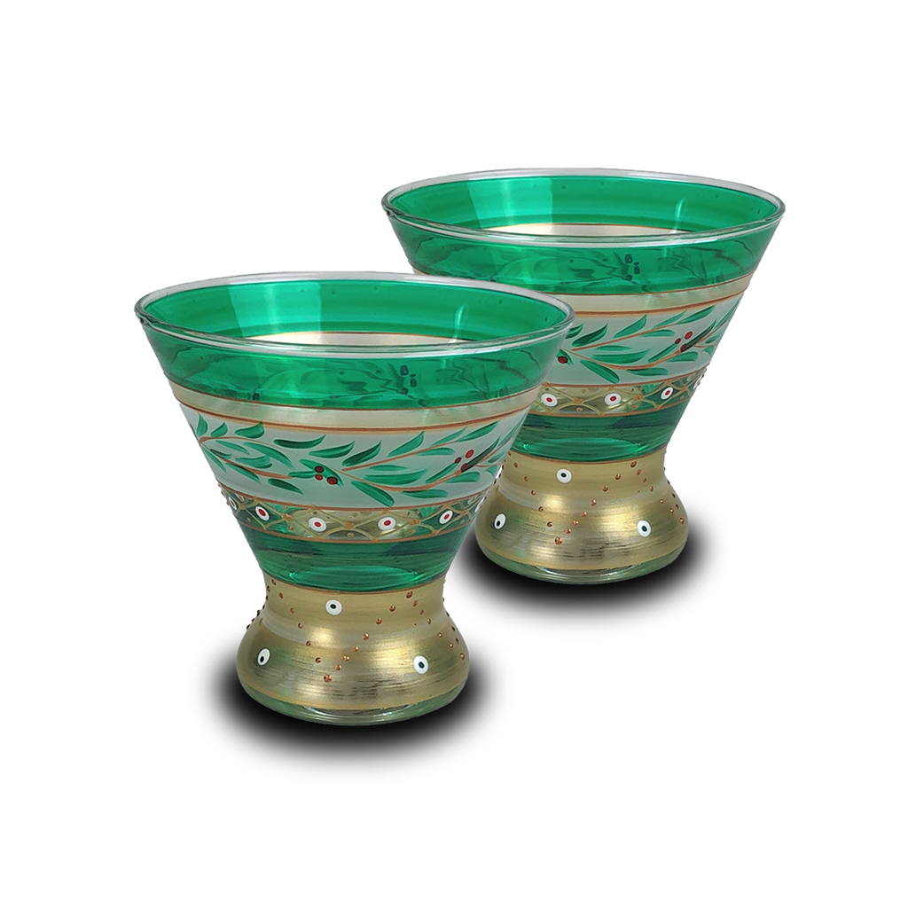 Moroccan Mosaic Forest Cosmopolitan   S/2 - Golden Hill Studio