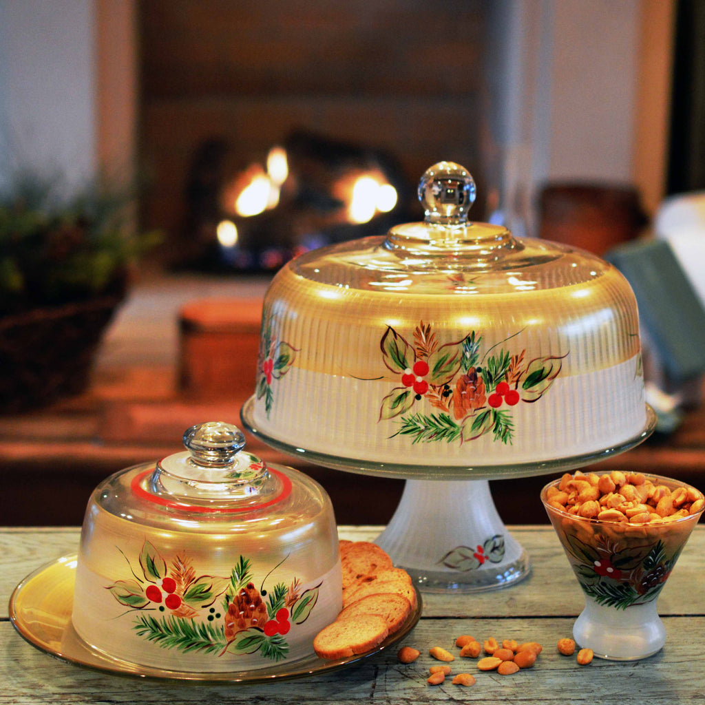 Black Forest Pine Cake Dome - Golden Hill Studio