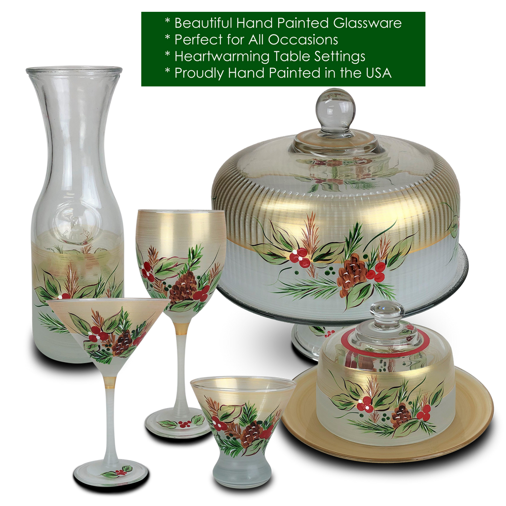 Black Forest Pine Cake Dome - Golden Hill Studio