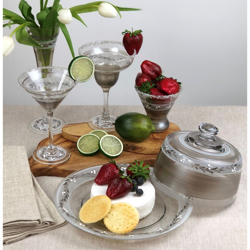 Swiss Twilight Margarita   Set of 2 - Golden Hill Studio